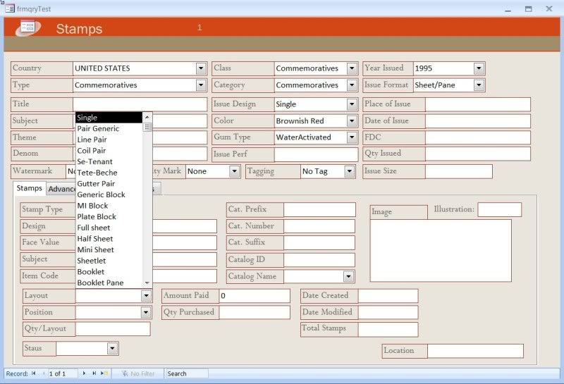 Stamp Collecting Access Database Program Stamp Community Forum